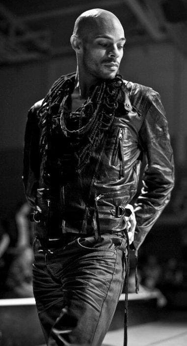 Benny Ninja, a voguing dancer and choreographer, in a dynamic pose.