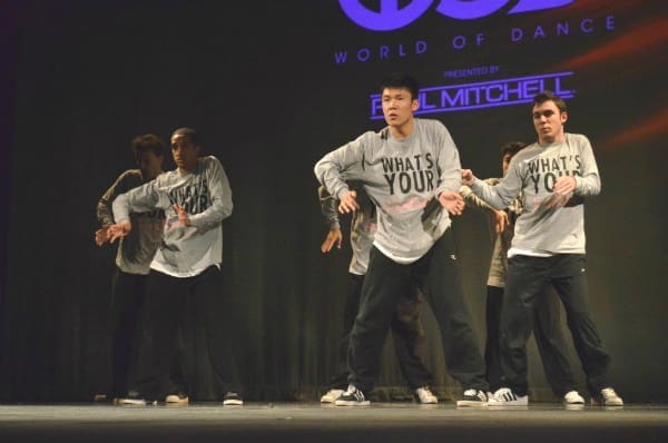 World of Dance stage setup for international urban dance competition